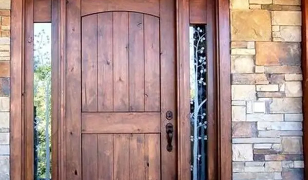puertas de madera artesanales